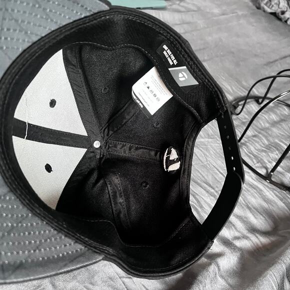 TaylorMade Spider Snapback Hat Black One Size Golf Cap Adjustable 1979 Logo - Picture 8 of 10
